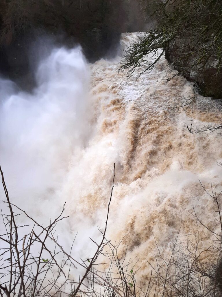 New Lanark waterfalls, Cora Linn