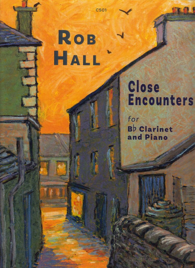 Cover of music book composed by Rob Hall and artwork by Ronnie Cruwys